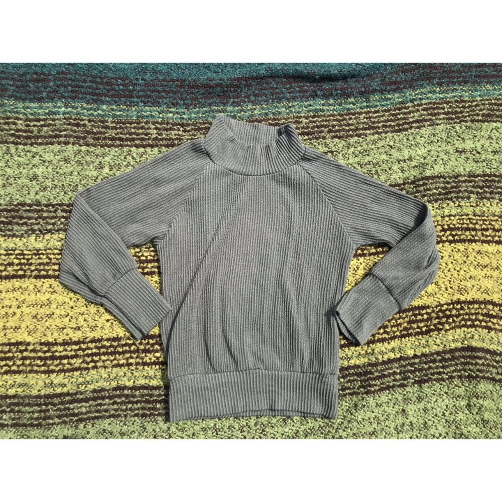 Figge Green Ribbed Turtleneck